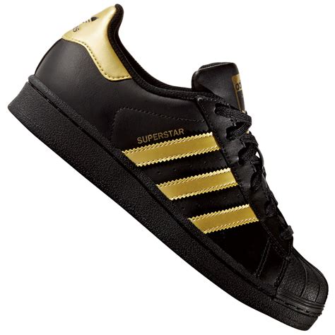 adidas superstar j w schwarz mädchen|Adidas gold metallic superstar.